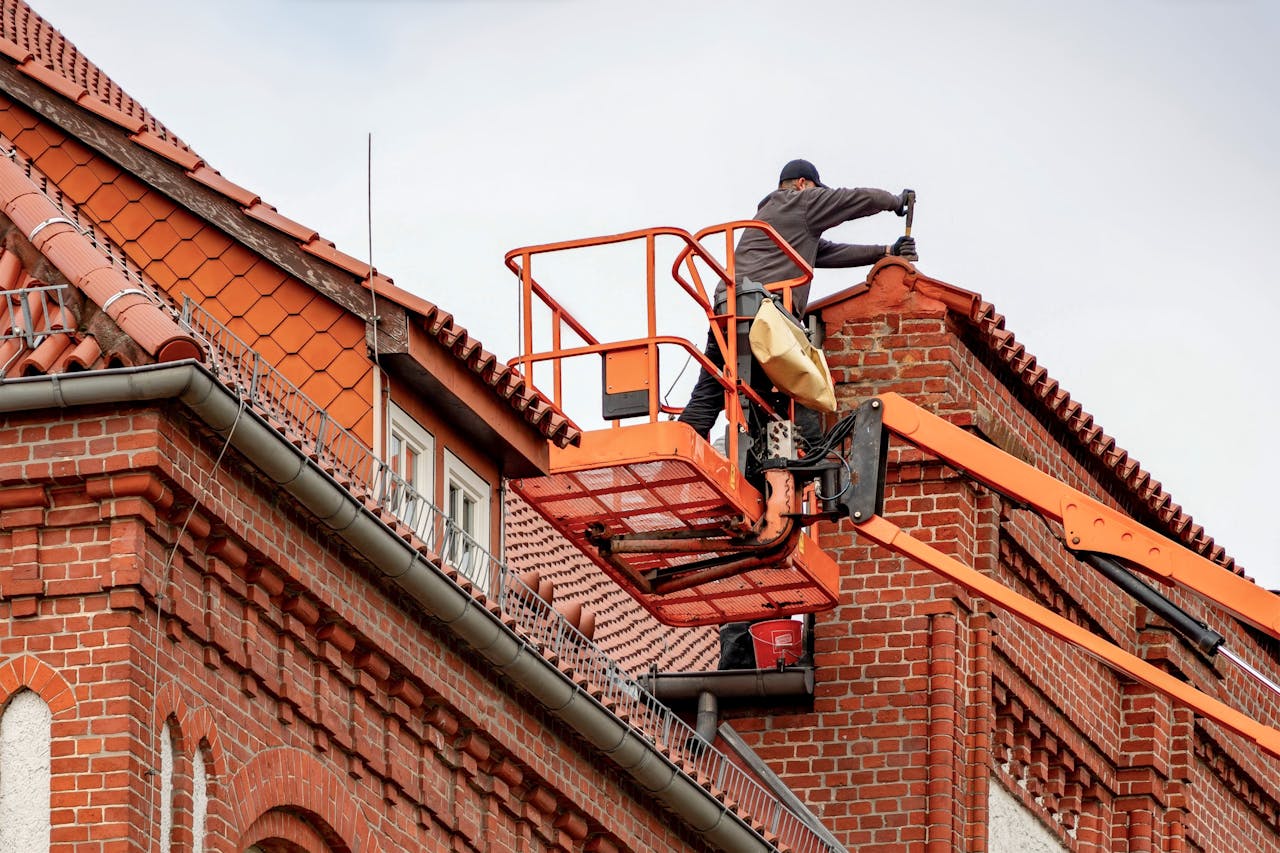 Commercial flat roof